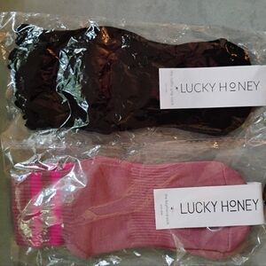 Lucky Honey grip socks